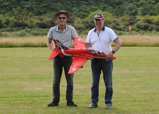 John and Neil, Rotorua Model Flying Club