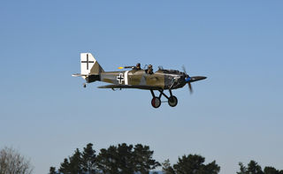 Model WWI Junkers CL.I in action