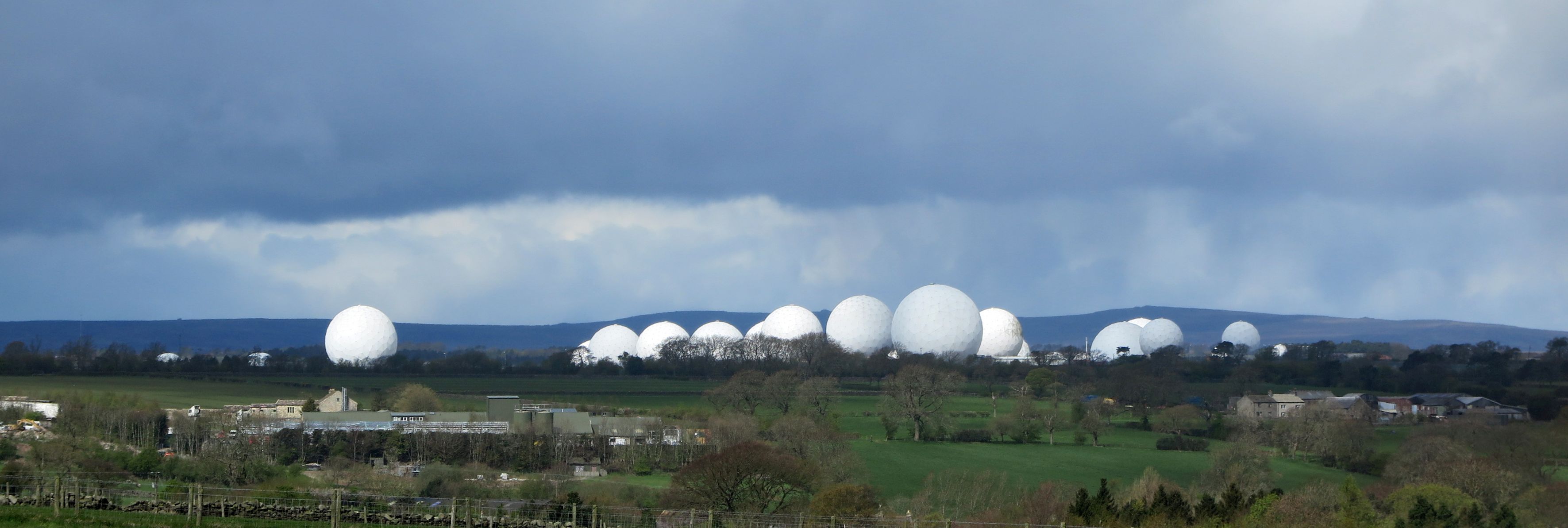 U.S RAF 'Communications and Intelligence' base, Menwith Hills, North Yorkshire
